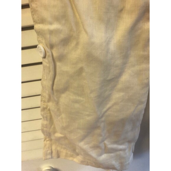 Toobydoo ny size 7 cream off white linen pants nwt - Picture 5 of 8